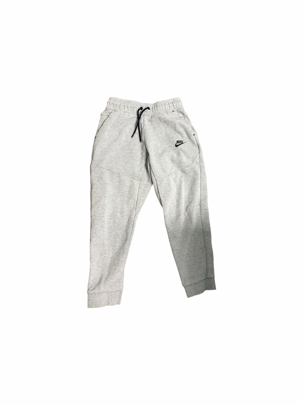 Nike Kids Heather Gray Jogger Sweatpants with Black Drawstring Size Medium